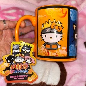 SANRIO HELLO KITTY x NARUTO OFFICIAL CERAMIC MUG